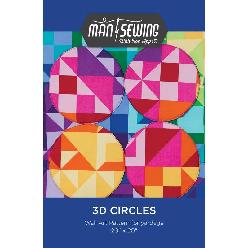 3D Circles Wall Art Pattern from Man Sewing