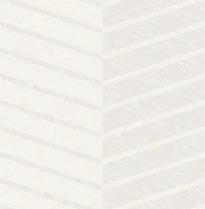 Aspen Chevron Wallpaper in White from the Scott Living Collection