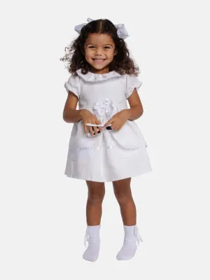 Baby Girl Esmer Collection Spanish Dress-White