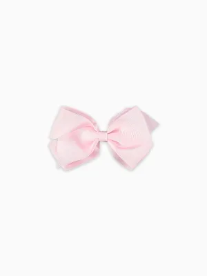 Baby Pink Big Bow Girl Clip