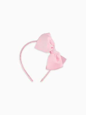 Baby Pink Big Bow Girl Headband