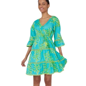 Desideria Resort Dress Blue Green