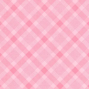 Falling in Love - Plaid Pink Yardage