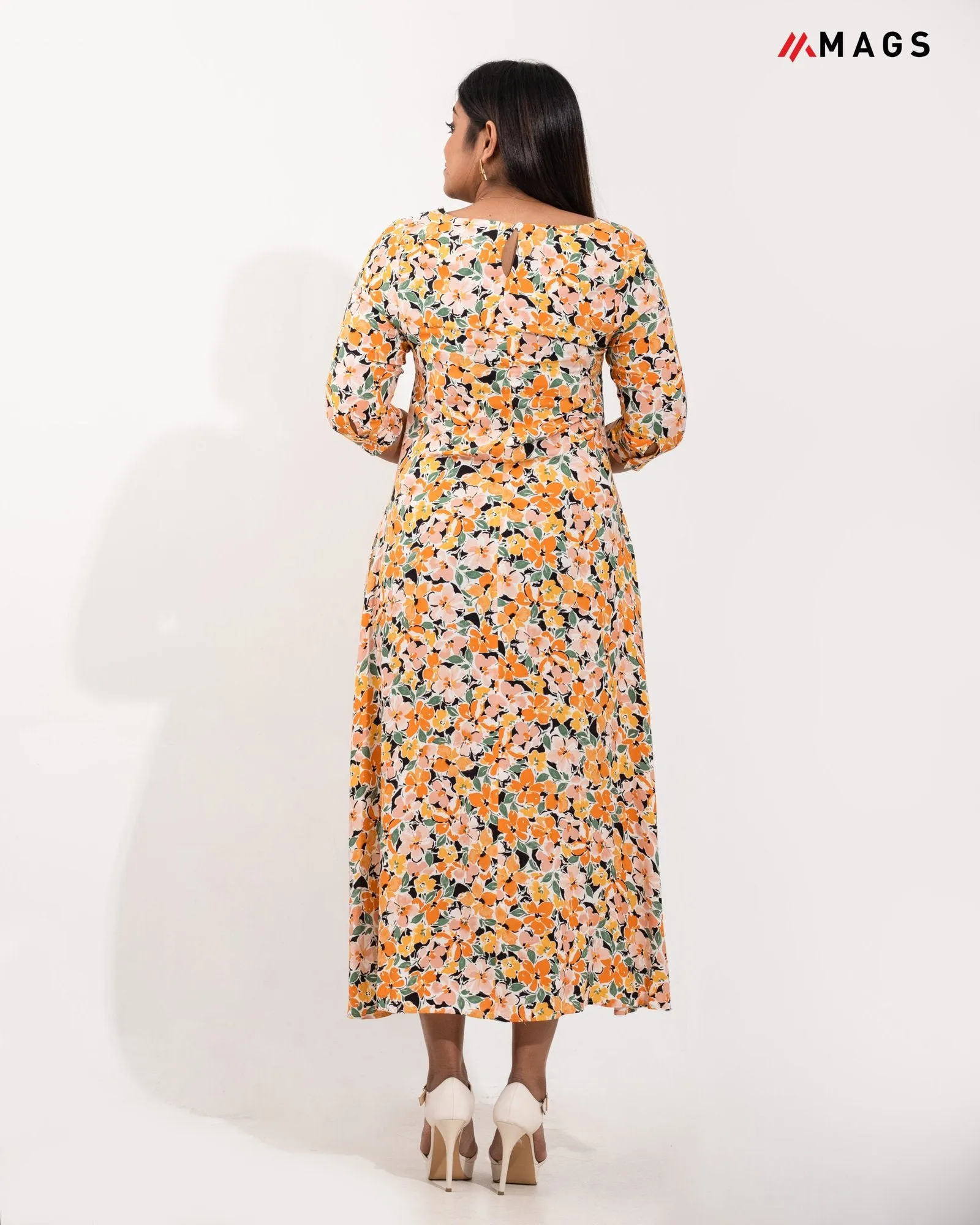 Floral Printed Maxi Dress