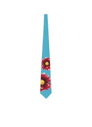 FLOWER PRINT TIE ”POPPY”