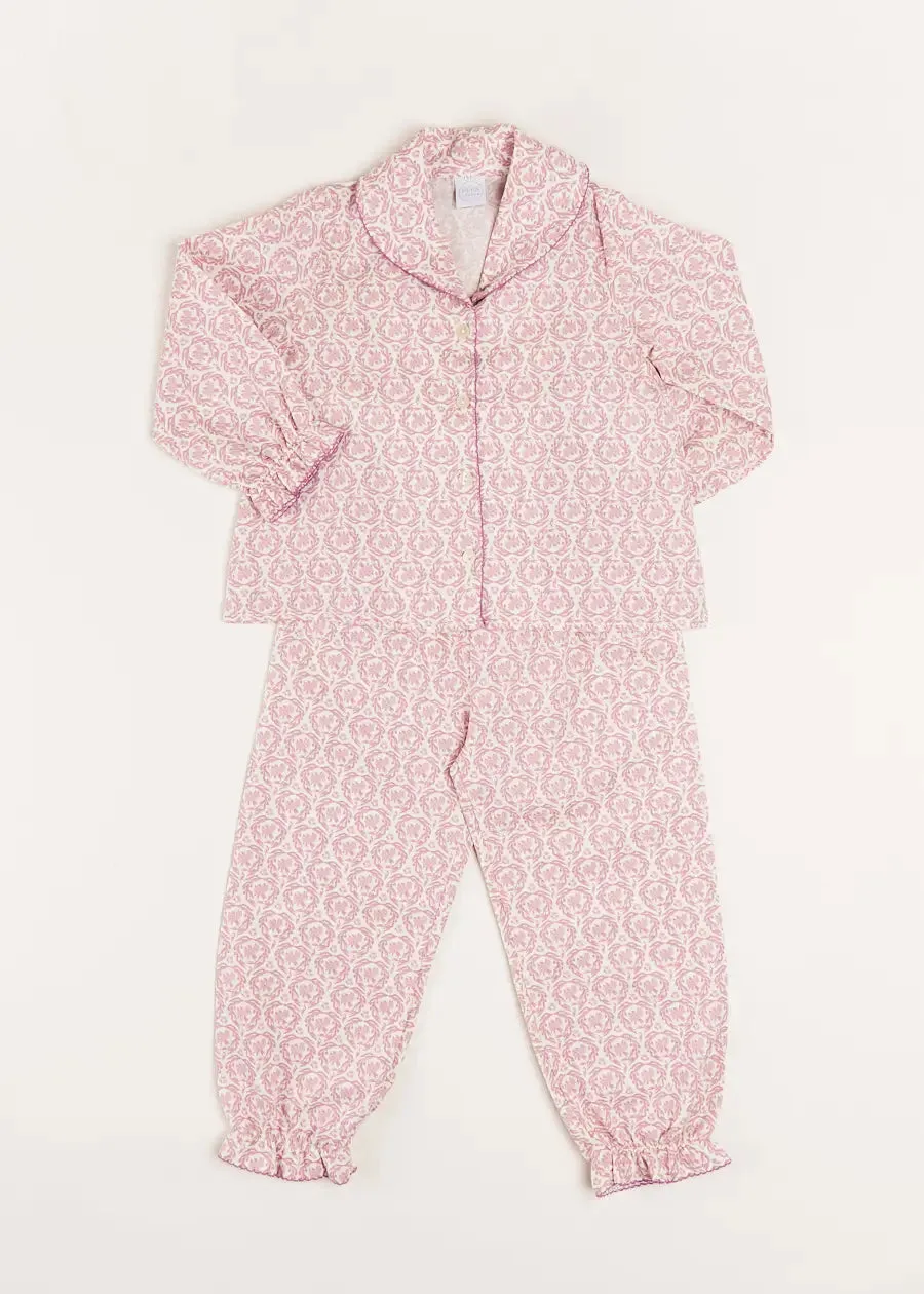 Laurel Floral Pyjamas in Pink (18mths-10yrs)