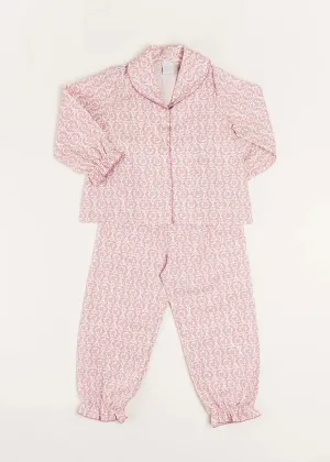 Laurel Floral Pyjamas in Pink (18mths-10yrs)