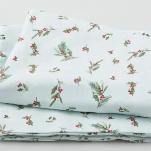 Medley in Red - Holly Toss Mint Green 3 Yard Cut