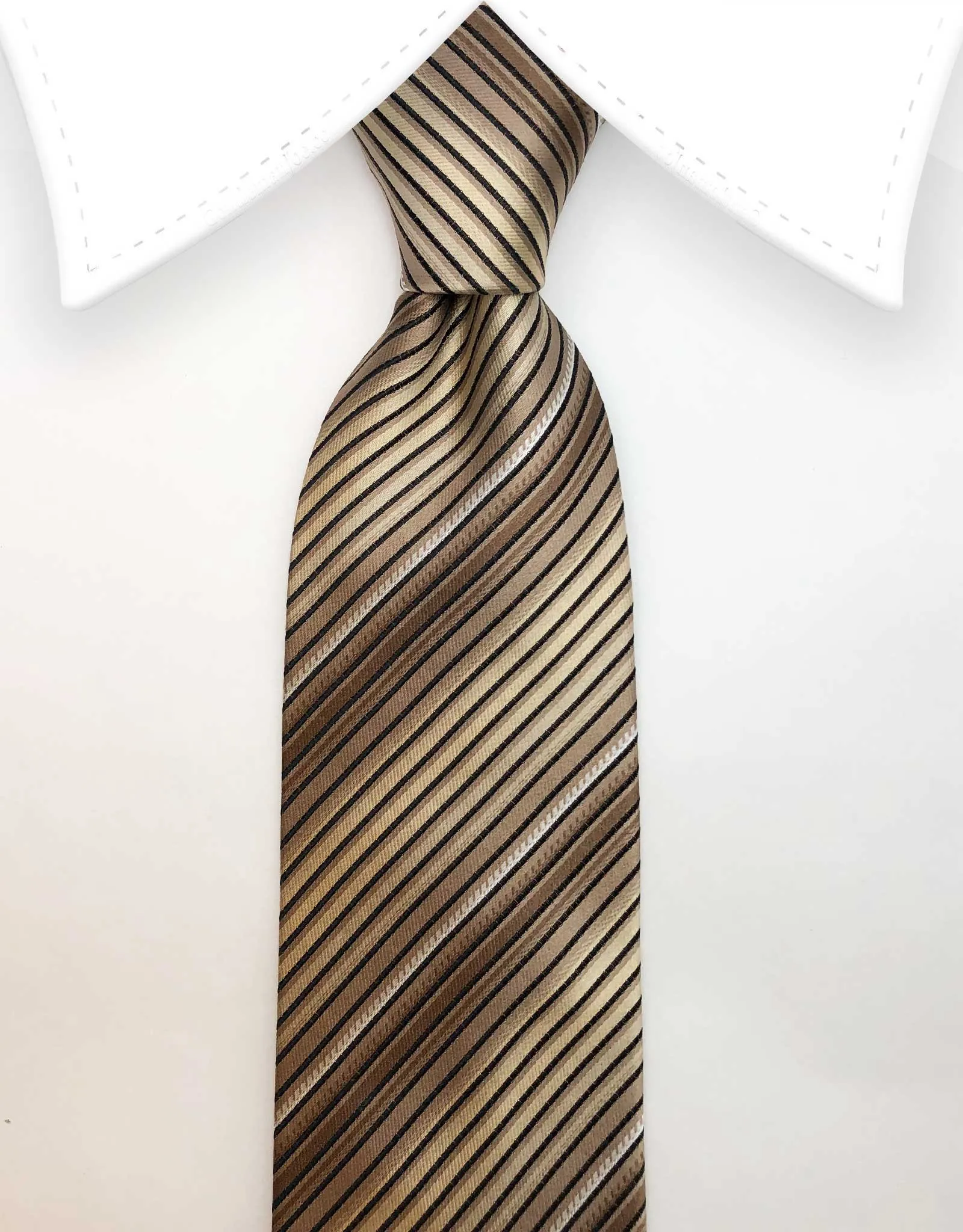 Multi-Gold Striped Tie