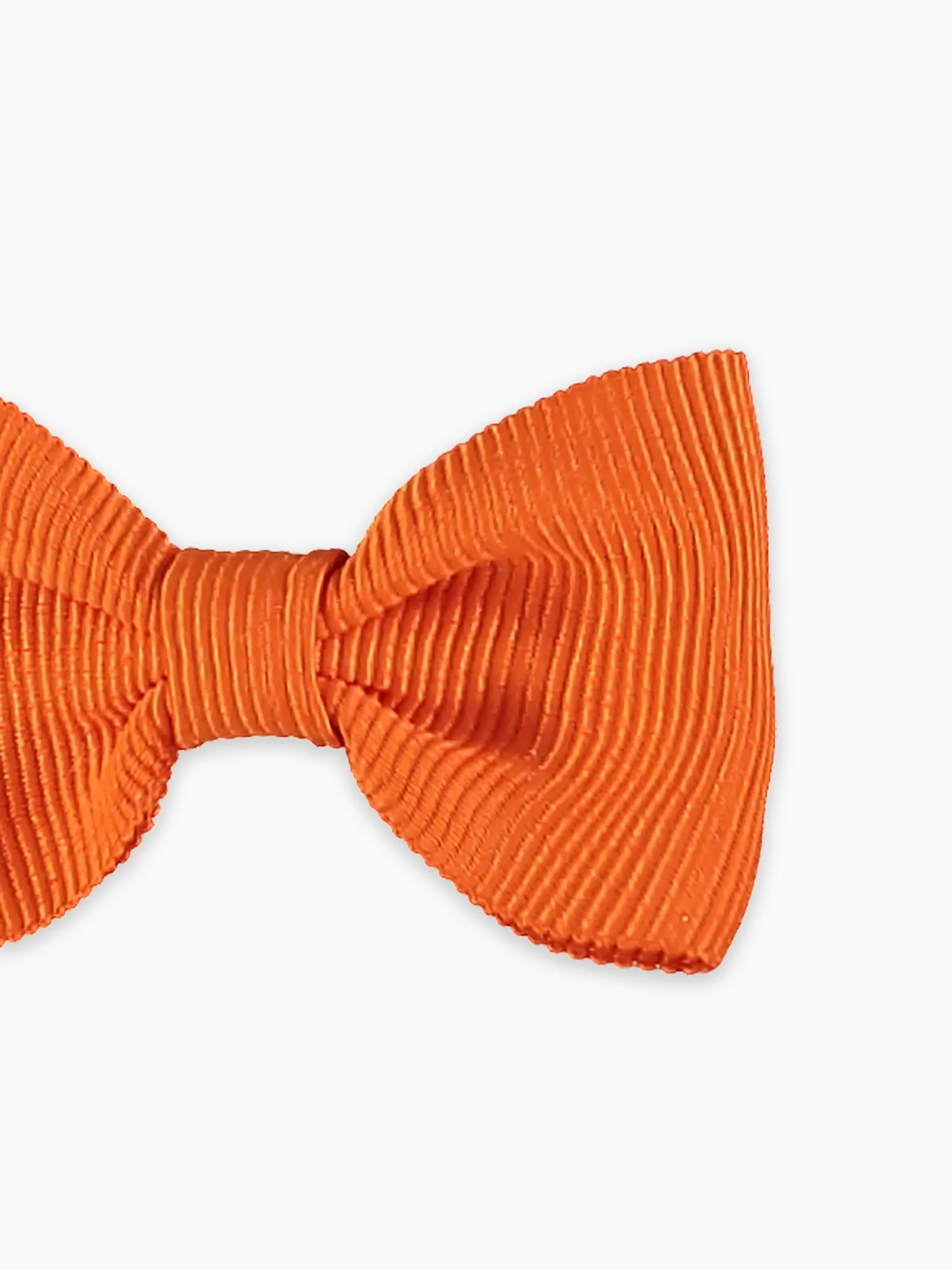 Orange Small Bow Girl Clip