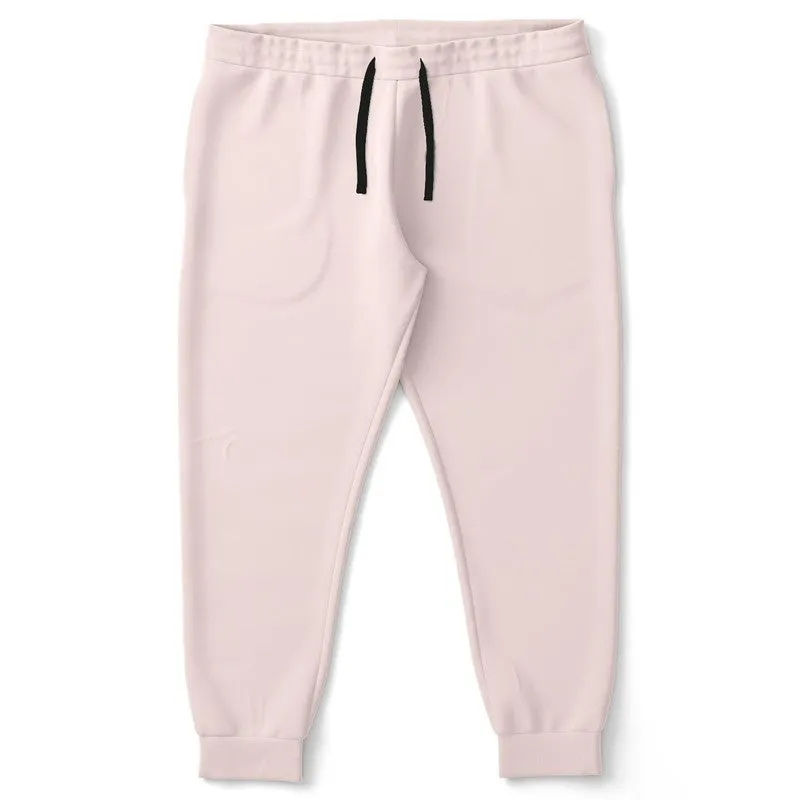 Pale Pink Joggers | Unisex | with PLUS sizes | Bright Pale Pink | C0M10Y5K0