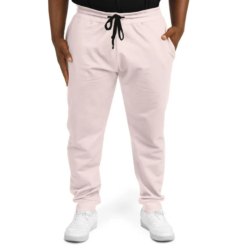 Pale Pink Joggers | Unisex | with PLUS sizes | Bright Pale Pink | C0M10Y5K0