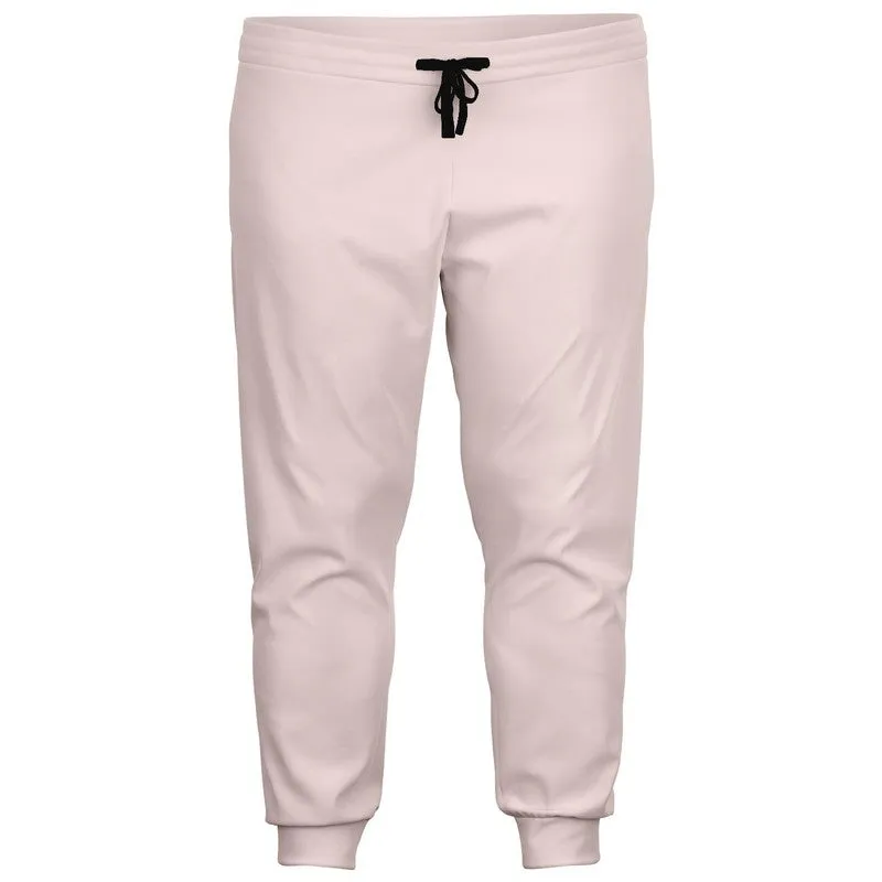 Pale Pink Joggers | Unisex | with PLUS sizes | Bright Pale Pink | C0M10Y5K0