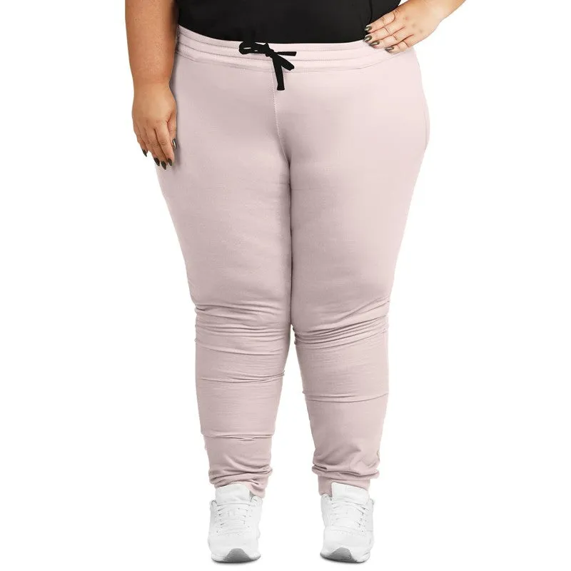 Pale Pink Joggers | Unisex | with PLUS sizes | Bright Pale Pink | C0M10Y5K0