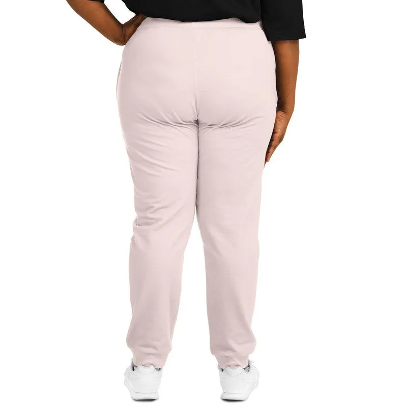 Pale Pink Joggers | Unisex | with PLUS sizes | Bright Pale Pink | C0M10Y5K0