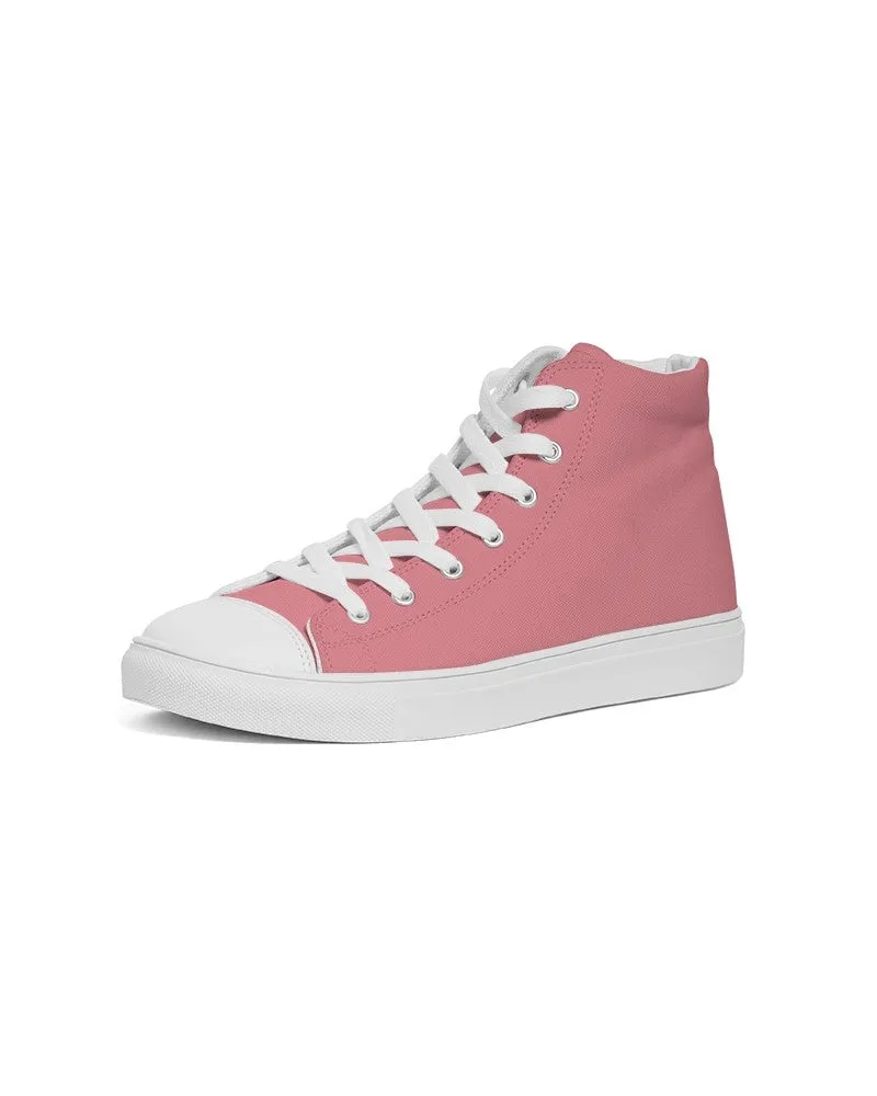 Pastel Pink Men's High-top Canvas Sneakers | Men's | Bright Pastel Pink | C0M60Y30K0