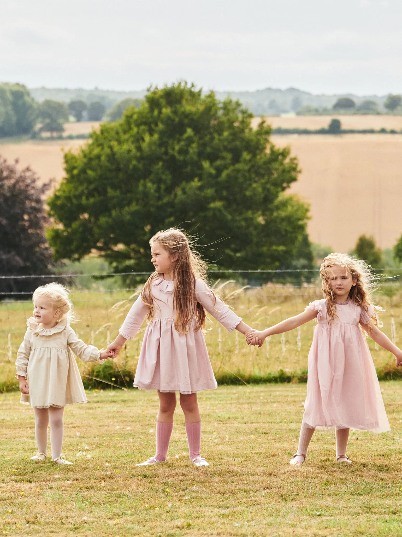 Pink Otillie Girl Dress