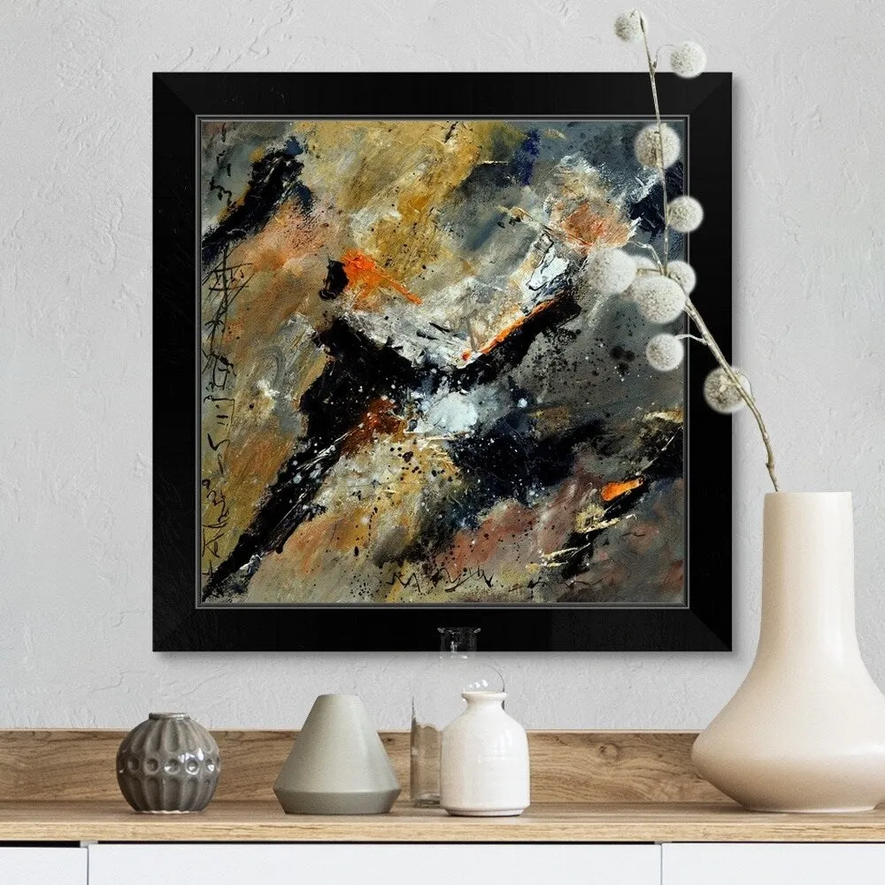 "Abstract 6621802" Black Framed Print