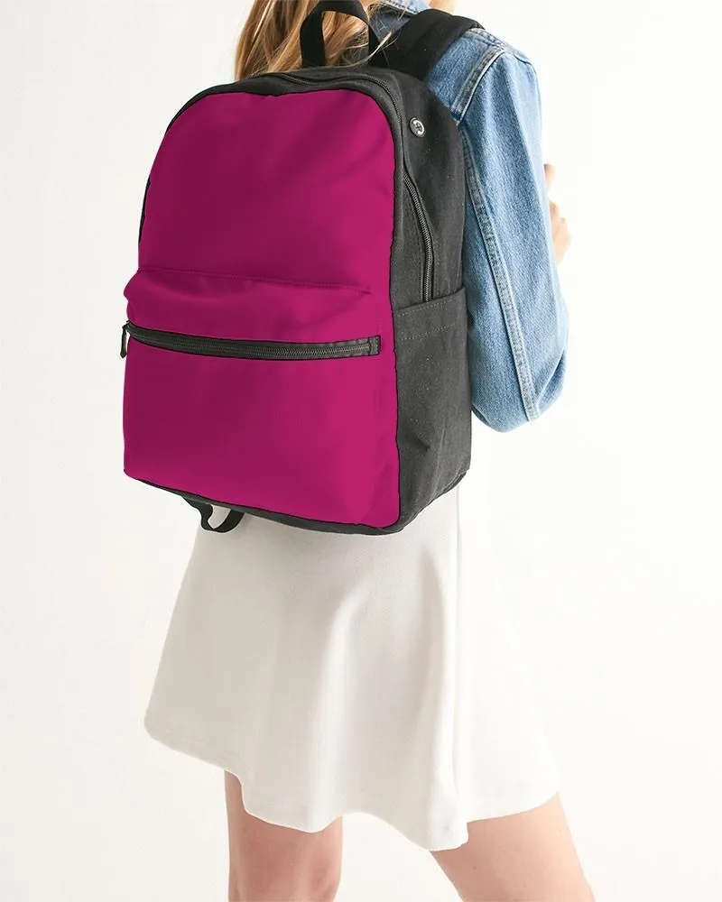 Shaded Pink Canvas Backpack | C0M100Y25K30