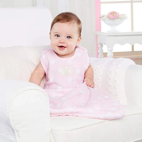 Sweet Snuggles Muslin Wearable Blanket (Pink)