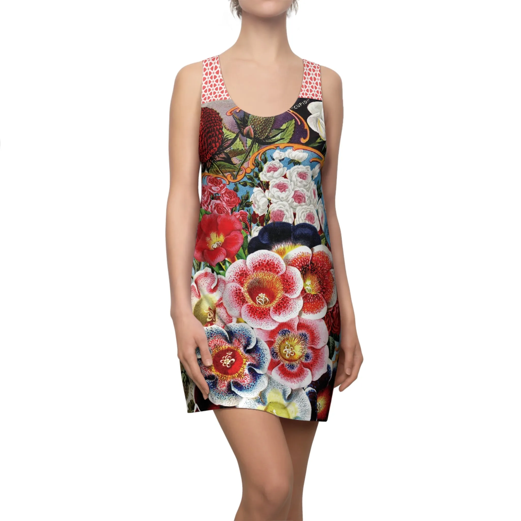 The Papaver Vintage Floral Racerback Dress