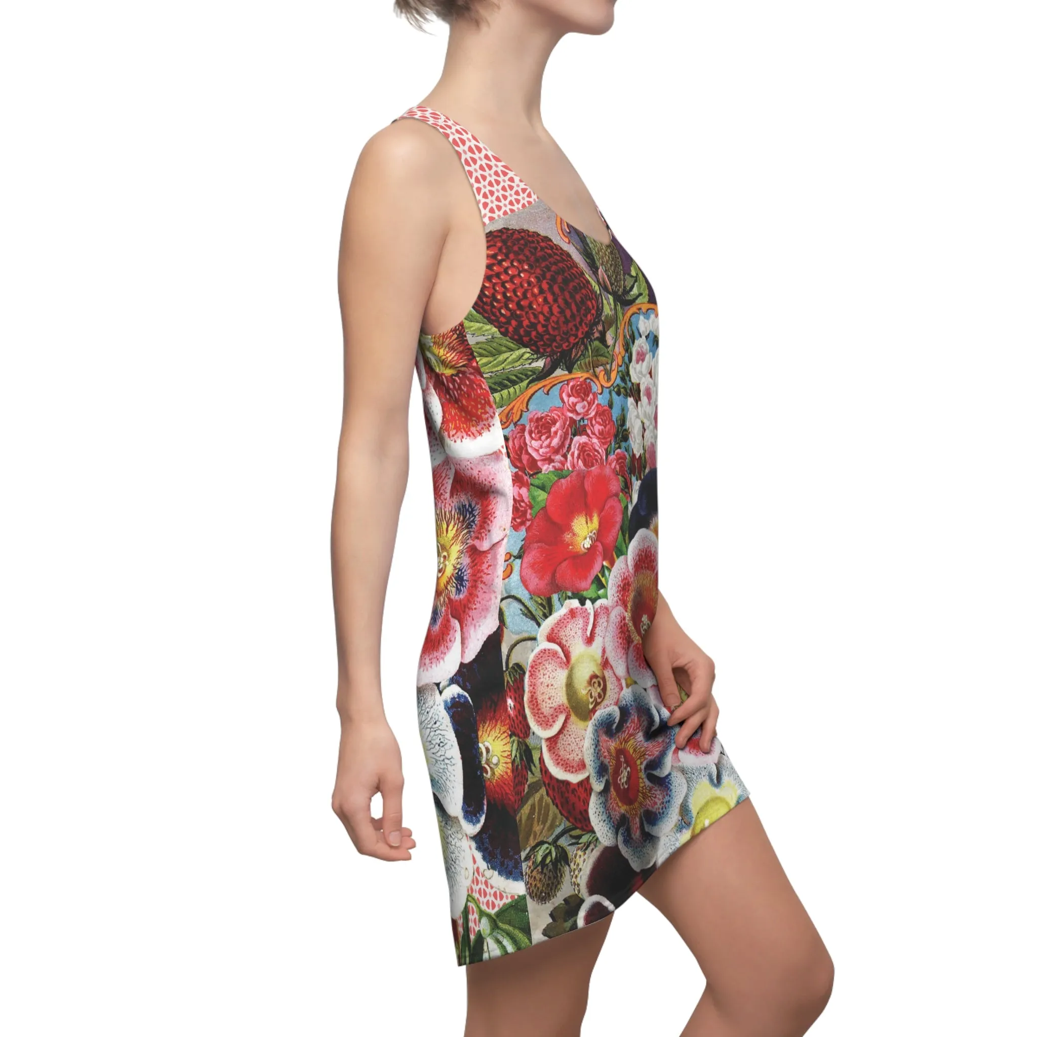 The Papaver Vintage Floral Racerback Dress