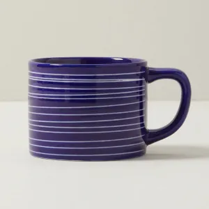 Thin Stripes Mug - Blue