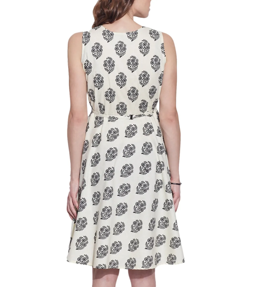 Womens Accessories Cotton Printed Dress,Machine Washable,W-CPD38-1631, Size-38 Inch